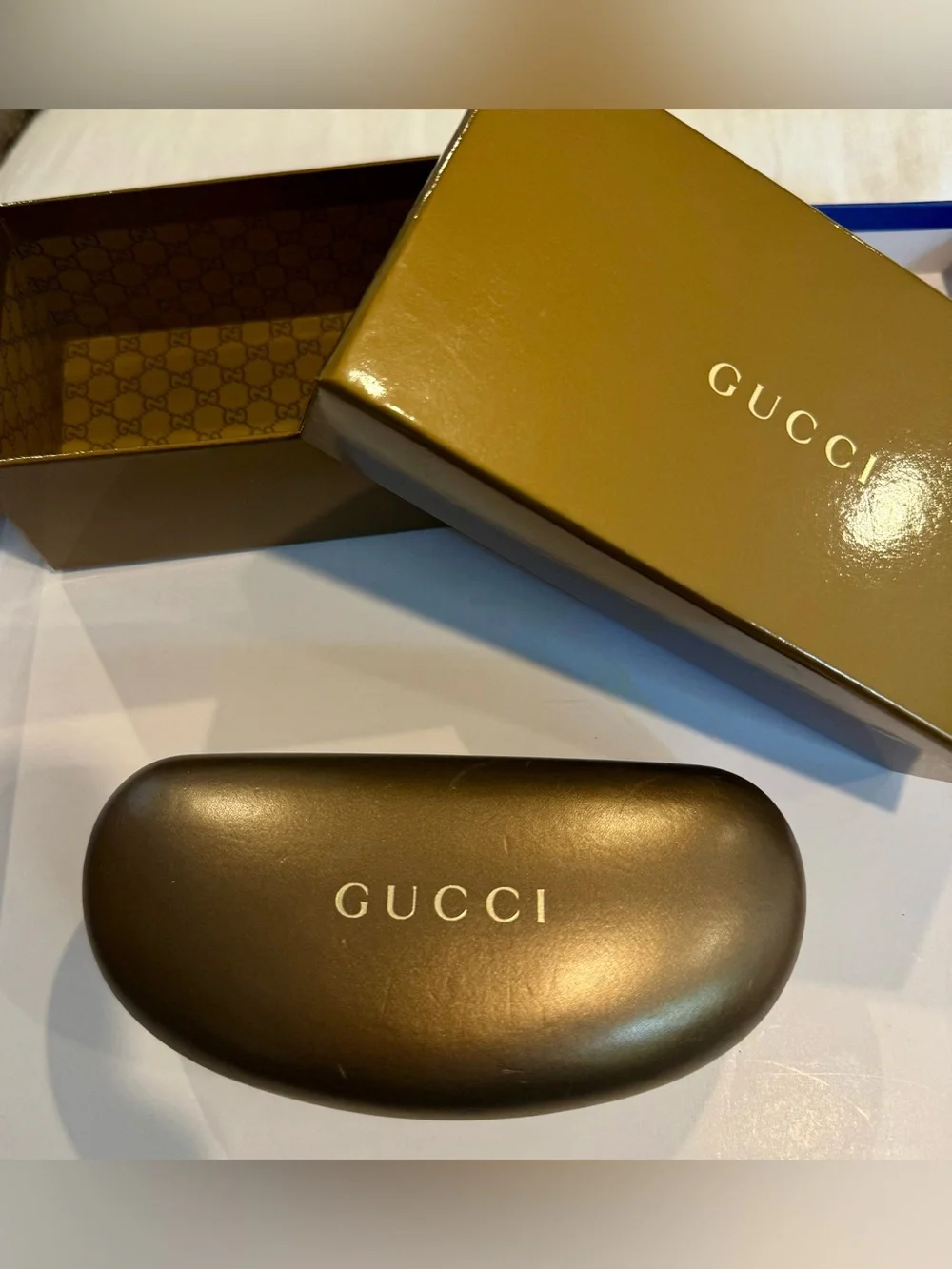 Gucci GG1627/S Aviator Sunglasses Black Italy w/ Case Box